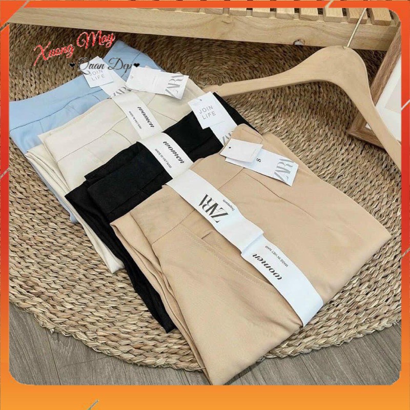 Quần ống suông ZARA công sở 🍓FREESHIP🍓sang chảnh hách dáng chất ruby cao cấp