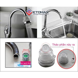 Đầu vòi tăng áp Luva RS1