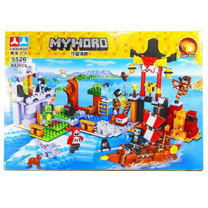 Lắp ráp xếp hình My World 5526 : Đại chiến hải tặc 492mảnh