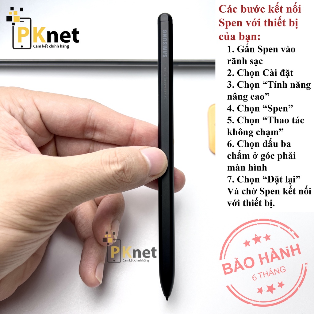 Spen Tab S8/S8 Plus/ S8 Ultra CHÍNH HÃNG dùng cho Samsung Tab S8 Series, Bảo hành 6 tháng 1 đổi 1, Nobox, mới 100%