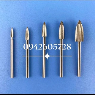 Bộ mũi điêu khắc gỗ chân 3 ly
