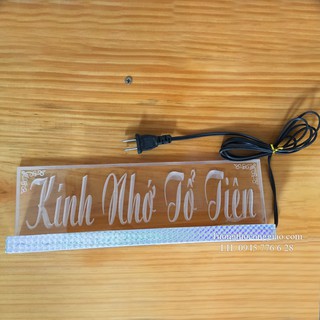 Chữ điện Kính Nhớ Tổ Tiên 30cm