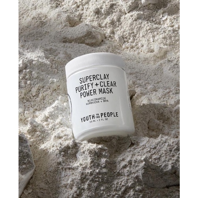 Mặt nạ đất sét Youth To The People Superclay Purify + Clear Power Mask with Niacinamide 15ML