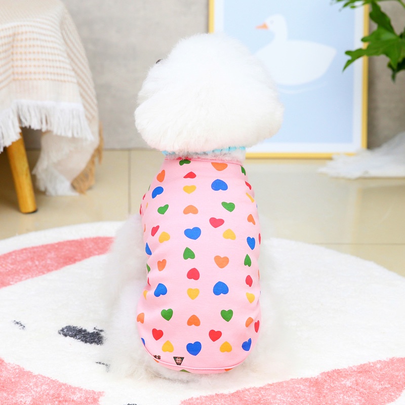 Áo Khoác Sát Nách Vải Cotton Mỏng Màu Trơn In Hình Trái Tim Nhiều Màu Thoáng Khí Chống Nắng Cỡ Nhỏ Và Vừa
