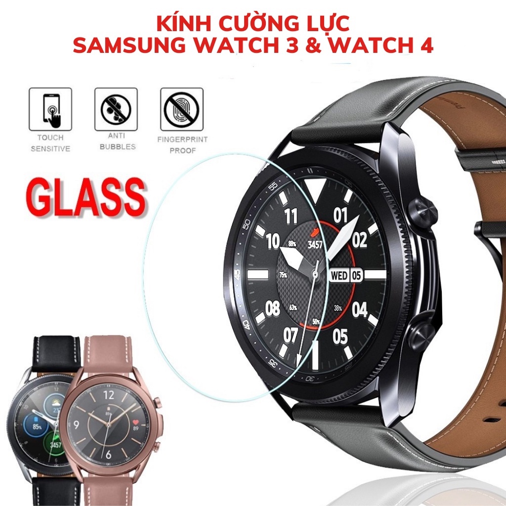 [Hàng Cao Cấp] Kính Cường Lực Đồng Hồ Samsung Galaxy Watch 3, Watch 4 ✅ Chống Trầy Xước ✅ Bảo Vệ Màn Hình