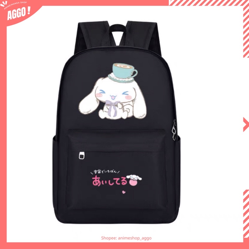 Balo đi học mèo hoạt hình Cinnamoroll dễ thương cho nữ
