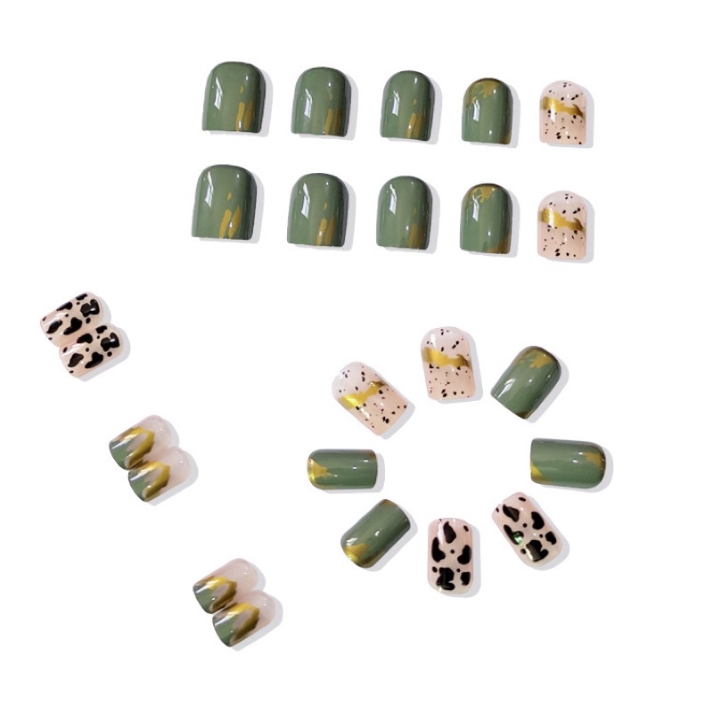 Set 24 móng giả D486 dáng móng dài ( Tặng kèm keo và dũa )