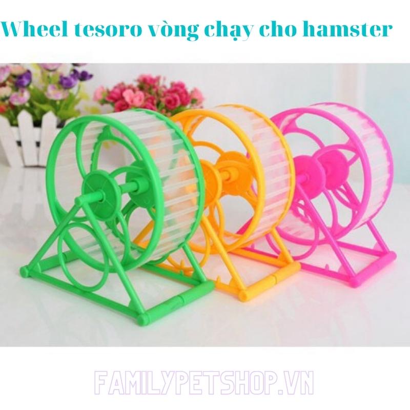 Wheel chạy bộ cho hamster-vòng quay chạy cho hamster 12cm-wheel tesoro-familypetshop.vn