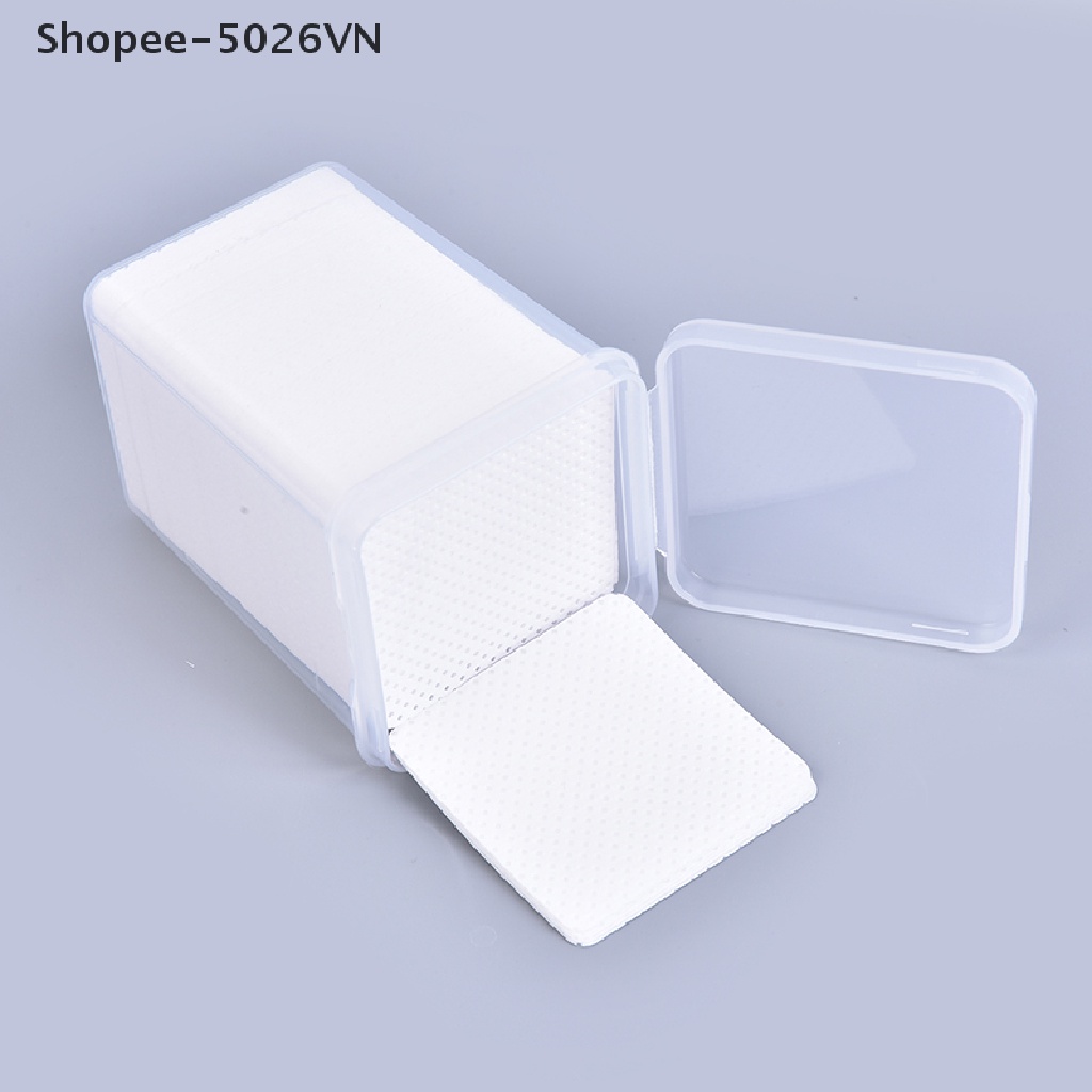 [Hàng mới về] Hộp 200 miếng bông tẩy trang/tẩy sơn móng tay mềm mại an toàn tiện dụng