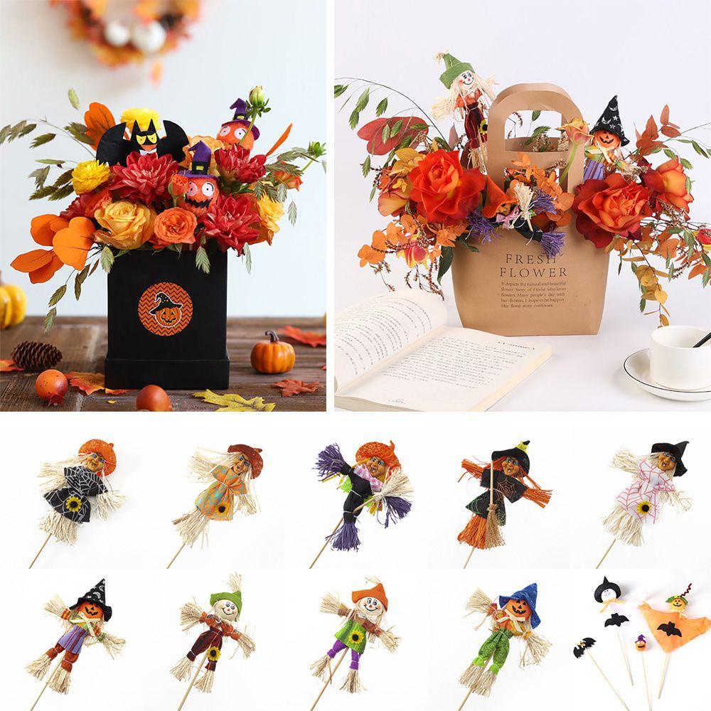 Set 6 Bù Nhìn Hoạt Hình Trang Trí Halloween