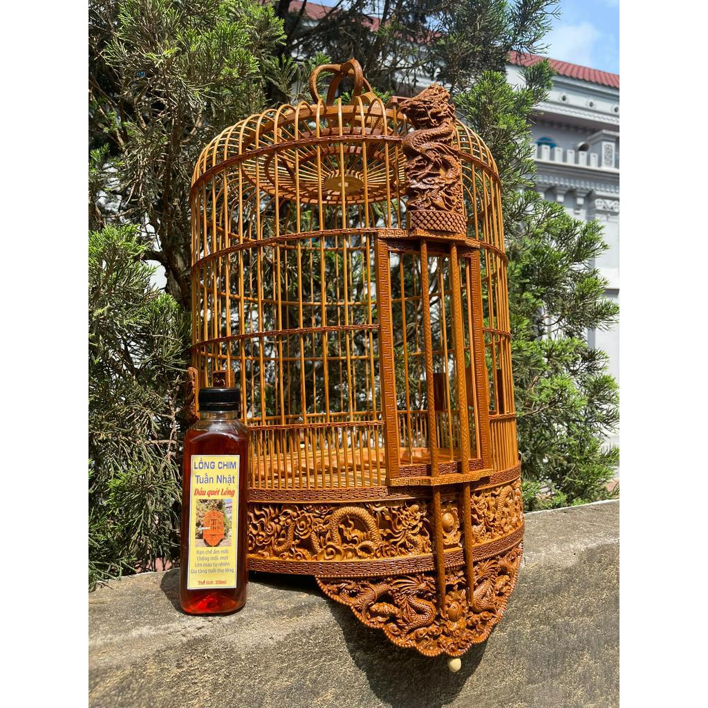 Dầu Quét Lồng Chim Tuấn Nhật. Dầu Ủ Lồng Chim Cao Cấp Giúp Lên Màu, Tăng Tuổi Thọ Lồng