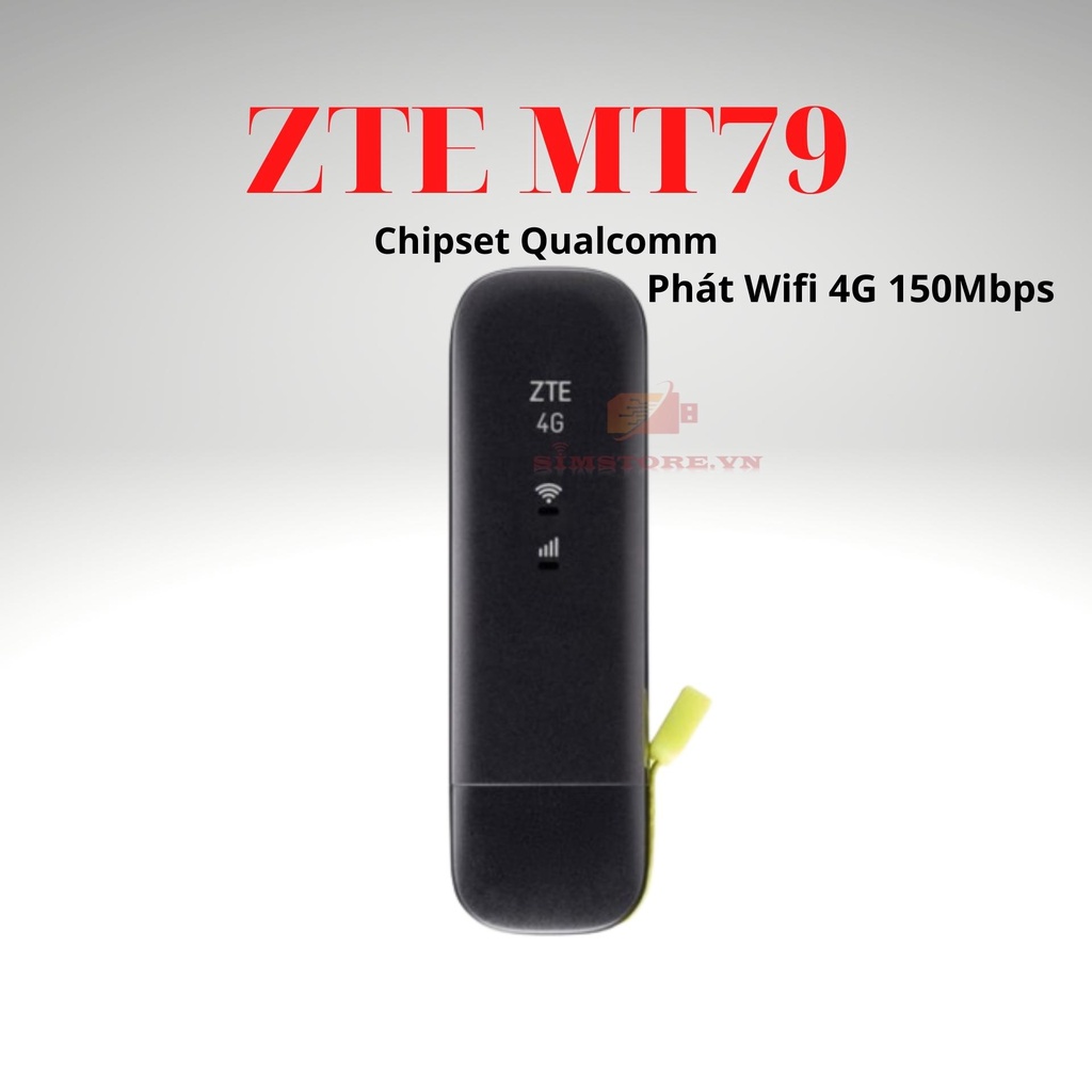 Usb phát wifi 4G ZTE MF79S ZTE MF79 Mobifone tốc độ 150Mbs Usb 4G dùng được cho MACOS