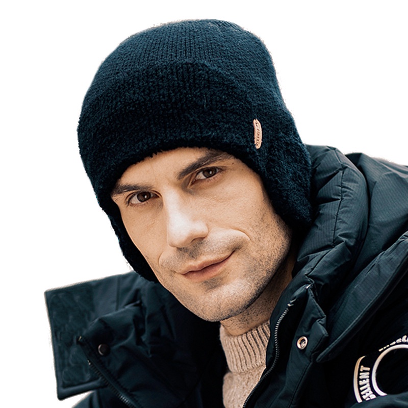 Mũ beanie Trùm Tai Giữ Ấm Mùa Đông Cho Nam / Nữ