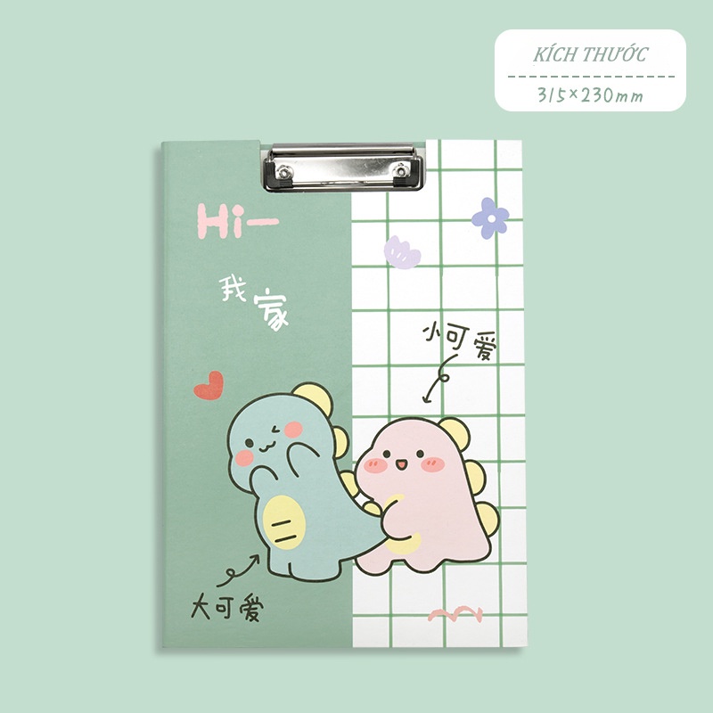 Bìa Kẹp Tài Liệu, Kẹp Giấy A4, Bìa Trình Ký Đa Dạng, Hoạ Tiết Cute