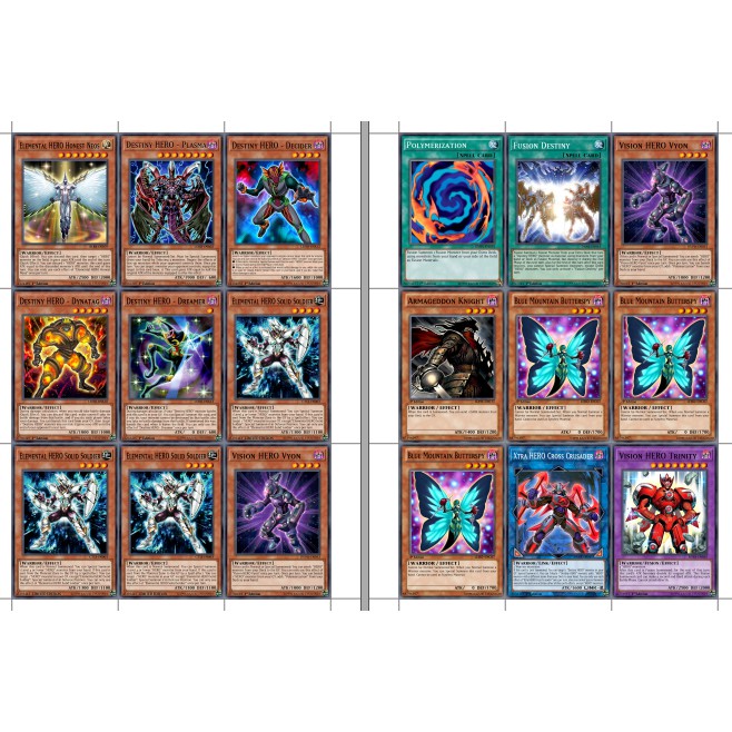 Bộ bài Destiny Hero