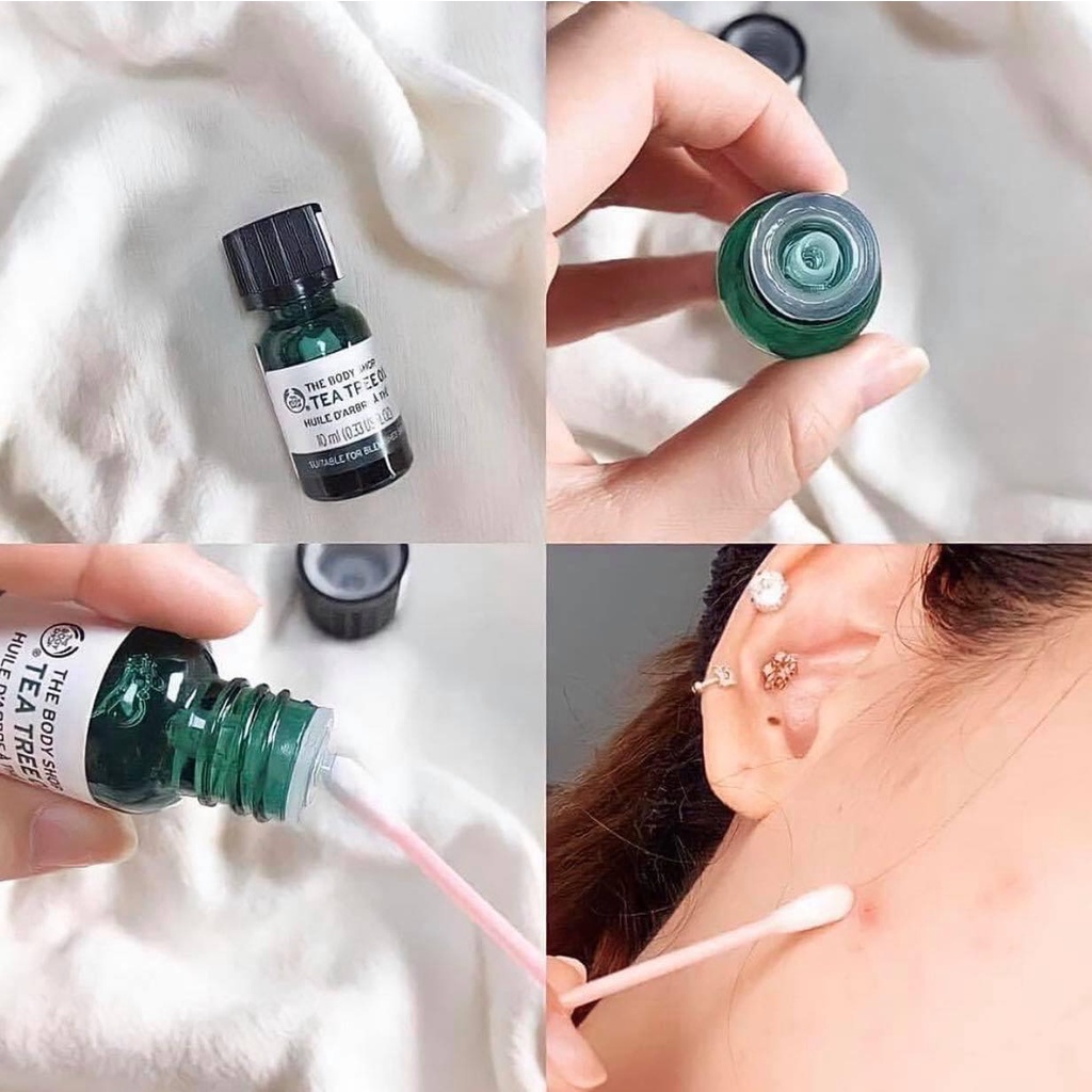 Tinh Dầu Tràm Trà Cho Da Mụn The Body Shop Tea Tree Oil 10ml