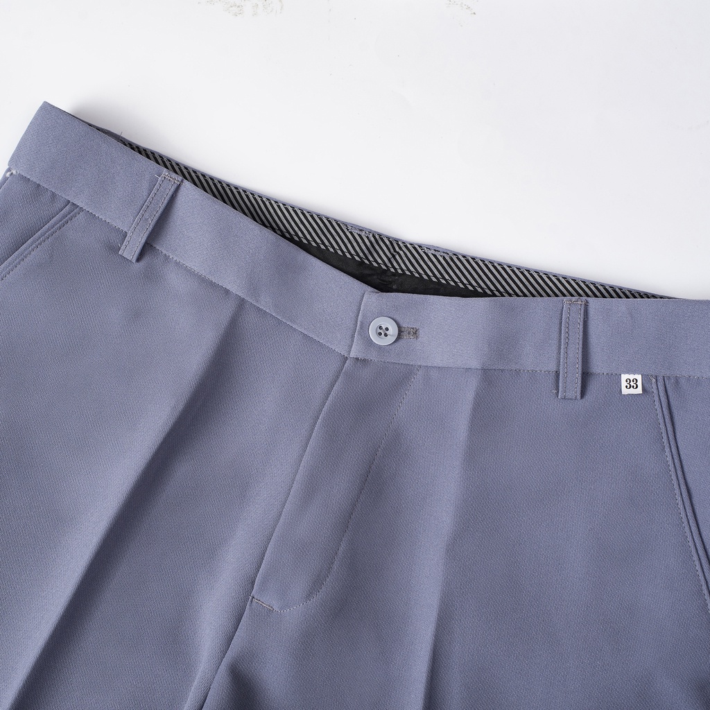 Quần Short Tây Âu Nam Đen Trắng Cao Cấp Thời Trang Đẹp AVENTINO H17