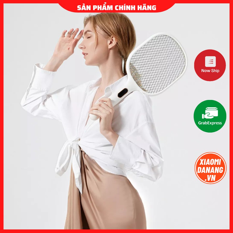 Vợt muỗi Xiaomi Qualitell kiêm đèn bắt muỗi tiện dụng - Màn Hình Hiển Thị Kỹ Thuật Số