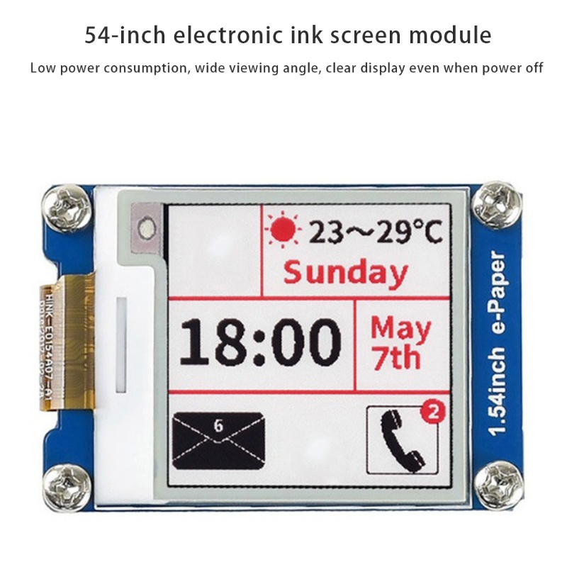Mô Đun Hiển Thị Màn Hình 1 54inch E-Paper E-Ink