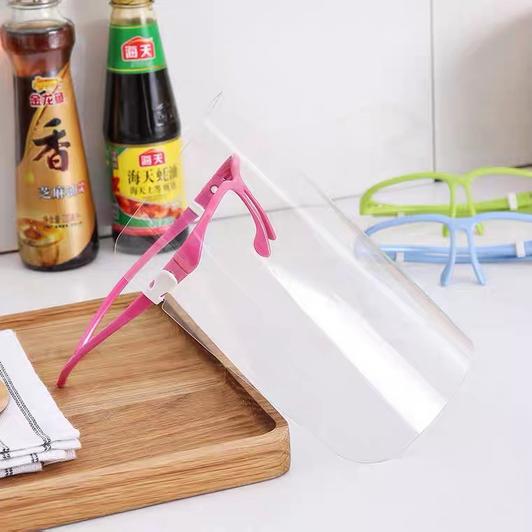 Kính bảo hộ chống bụi, vi rút - Tấm chắn chống bắn dầu mỡ cao cấp ( màu ngẫu nhiên )