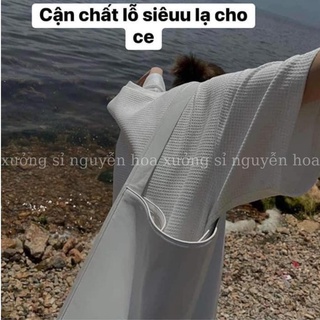 Bộ áo thun tay lỡ dáng rộng kèm quần đùi chất xốp mát form unisex 2 màu trắng đen nam nữ mặc được Xưởng Sỉ Nguyễn Hoa #5