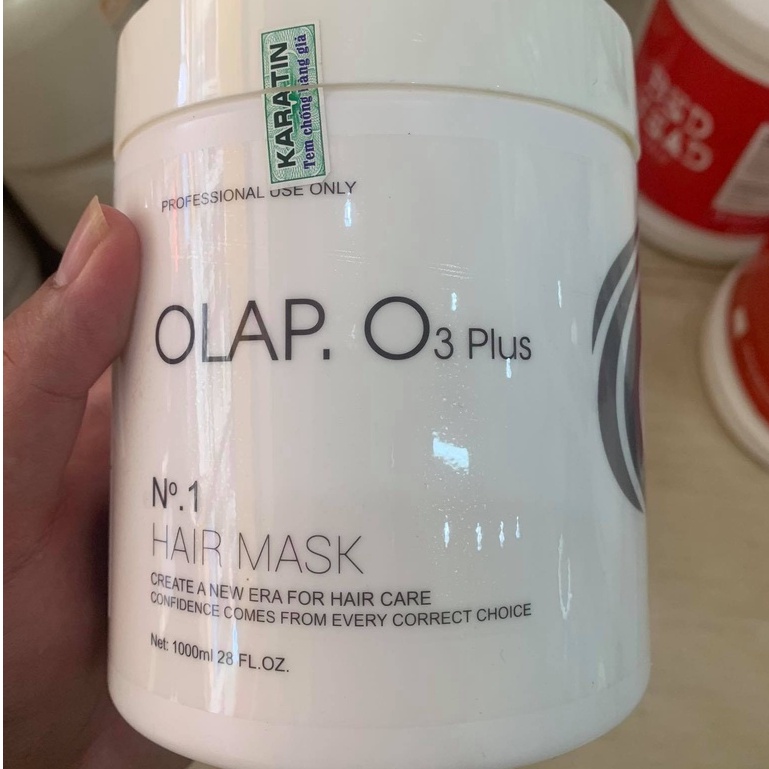 Kem hấp ủ phục hồi tóc siêu mềm mượt Olap.O3 Plus 1000ml  Freeship  giúp tóc suôn mượt vào nếp