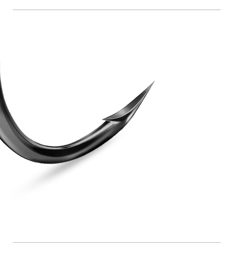 KATYUSHA 30 Gói Thép Carbon Cao Bù Đắp Barb Fishhooks 11 #-20 # Đầu Phẳng Cá Chép Móc Câu Móc Đơn Phụ Kiện