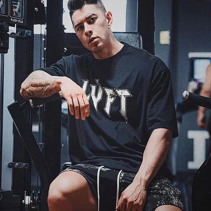 Áo Thun Cotton Tay Ngắn Dáng Suông Năng Động Thời Trang Hè Cho Nam Size M-3XL