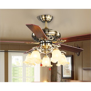 Quạt Trần Đèn 598 DC 6 Cấp Độ Gió PHOENIX Động Cơ DC 2 Chiều Gió Tết Kiệm Điện Có Chức Năng Hút Âm Mùa Đông [ BH 5 Năm]