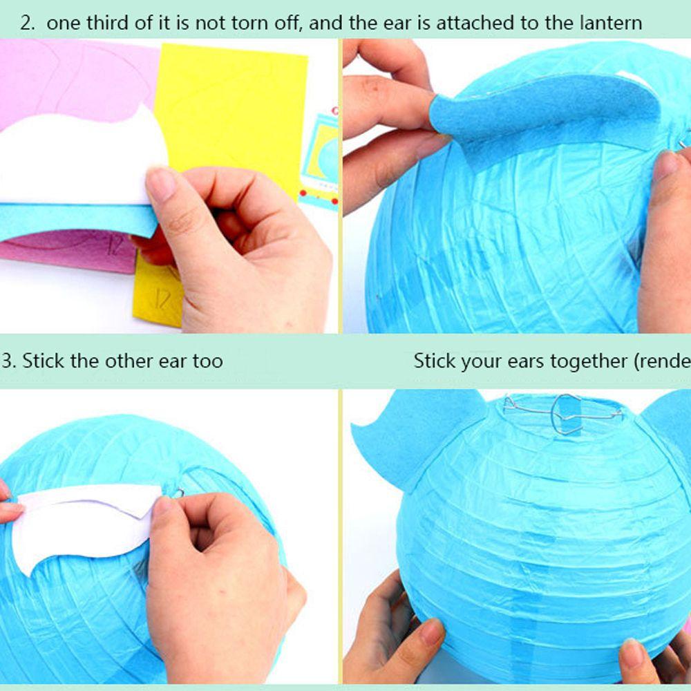 Lồng Đèn Giấy Thủ Công Hình Động Vật Dễ Thương