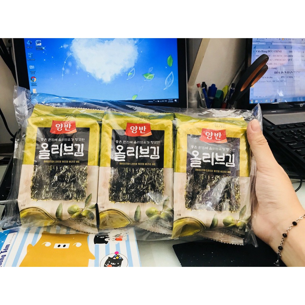 Snack Rong biển ăn liền Godbawee Hàn Quốc 5gram