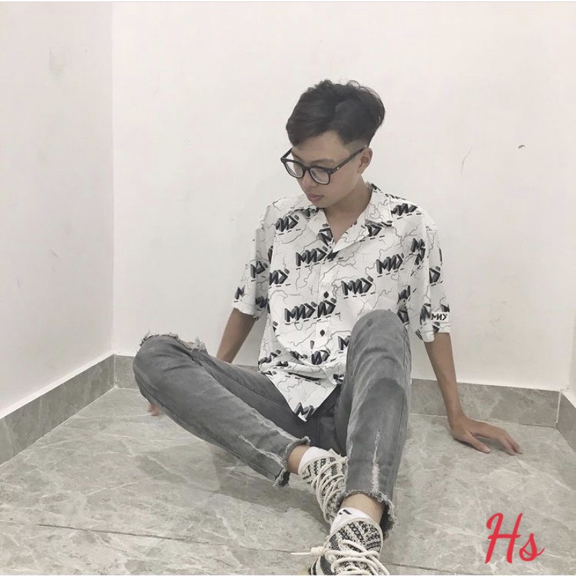 Áo Sơ Mi MYN Unisex 🦋 Áo Somi Nam Nữ Dáng Rộng Tay Lỡ 3 Màu