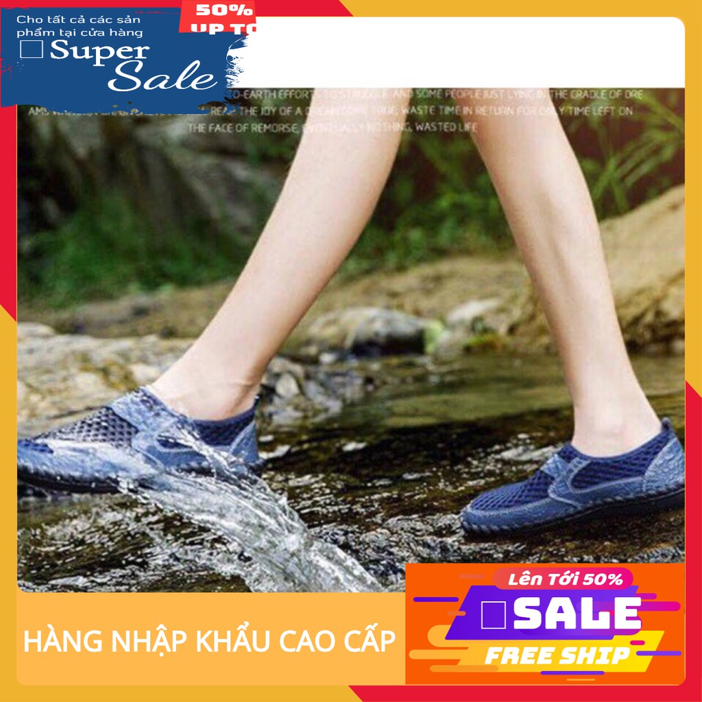 Giày nam du lịch đế đc thiết kế trẻ đẹp đế cao su đúc chống trơn trượt phù hợp mọi địa hình bền đẹp (Full Box - Giá Rẻ)