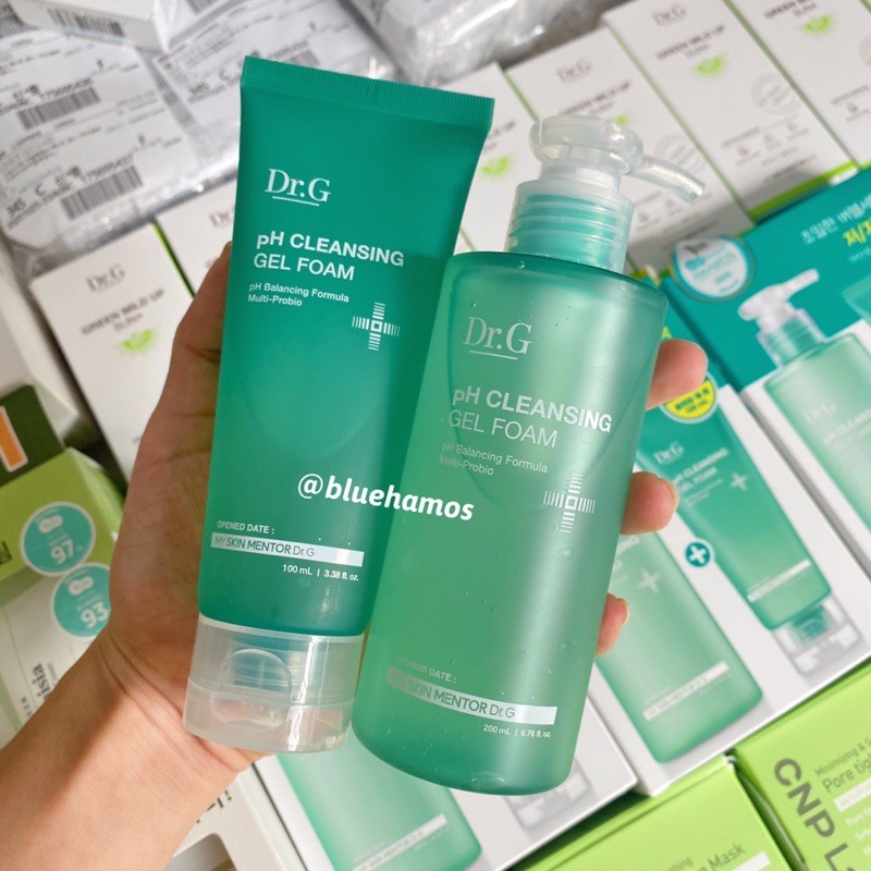 Sữa rửa mặt Dr G dạng gel dịu nhẹ pH cleansing gel foam