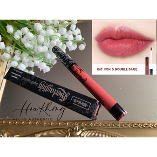 [Mã SKAMLTSM9 giảm 10% đơn 99K] [SẴN] Son kem Kat Von D màu Double Dare, Lolita I, Lolita II