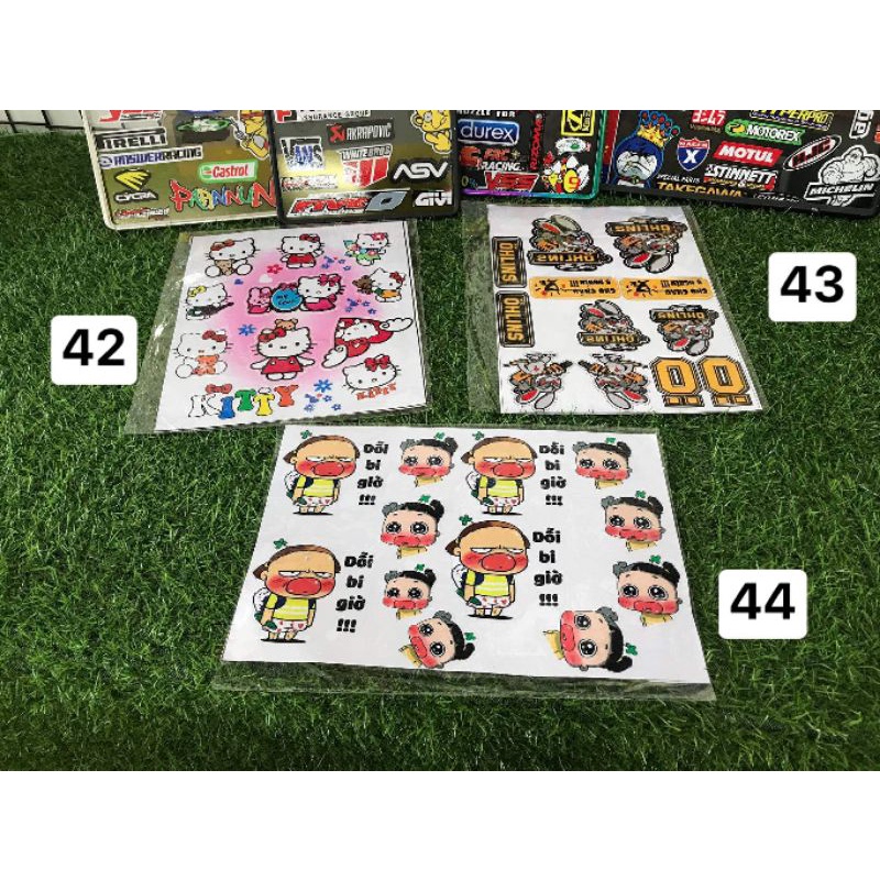 Sticker Trang trí mẫu mới