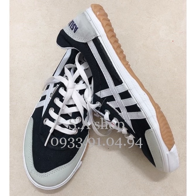 GIÀY THỂ DỤC XANH SỌC TRẮNG KIỂU THƯỢNG ĐÌNH ASIA CSH03