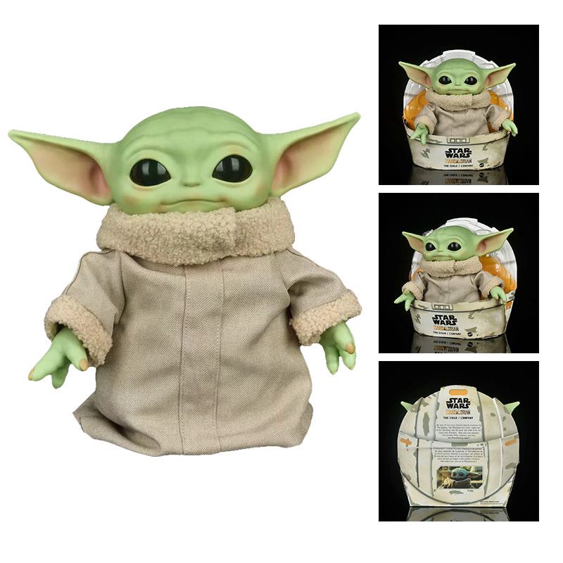 Mới Mô Hình Nhân Vật Yoda Baby Grogu Trong Phim Star Wars Kích Thước 28cm