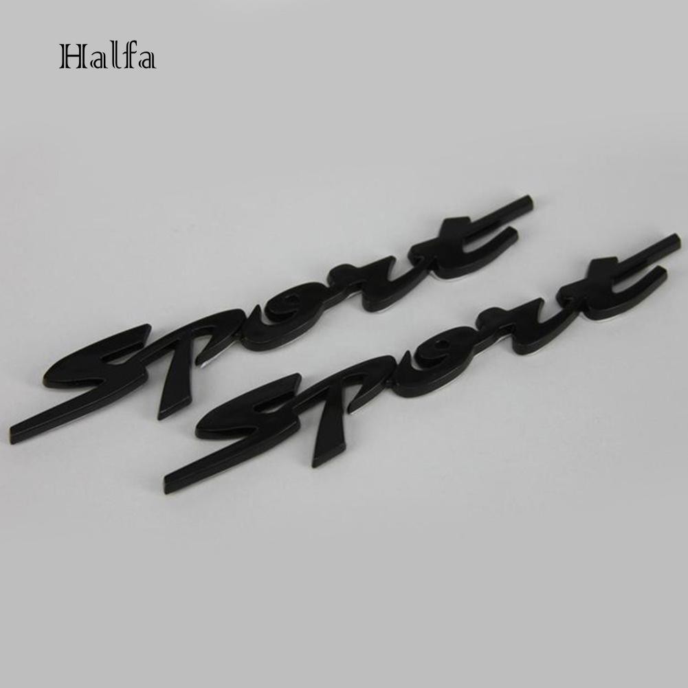 Logo trang trí xe hơi 3D hình chữ Sport bằng hợp kim nhôm | BigBuy360 - bigbuy360.vn