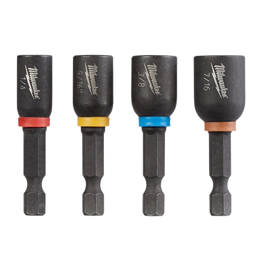 Bộ 4 Đầu Bắn Vít Tôn Nam Châm MILWAUKEE SHOCKWAVE™ (49-66-4562)