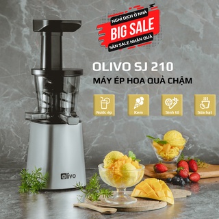 Máy Ép Chậm Olivo SJ 210 [CHÍNH HÃNG -THƯƠNG HIỆU MỸ - BH 24 THÁNG] Máy Ép Trái Cây, Máy Ép Kem, Máy Ép Sữa Hạt Kiệt Bã