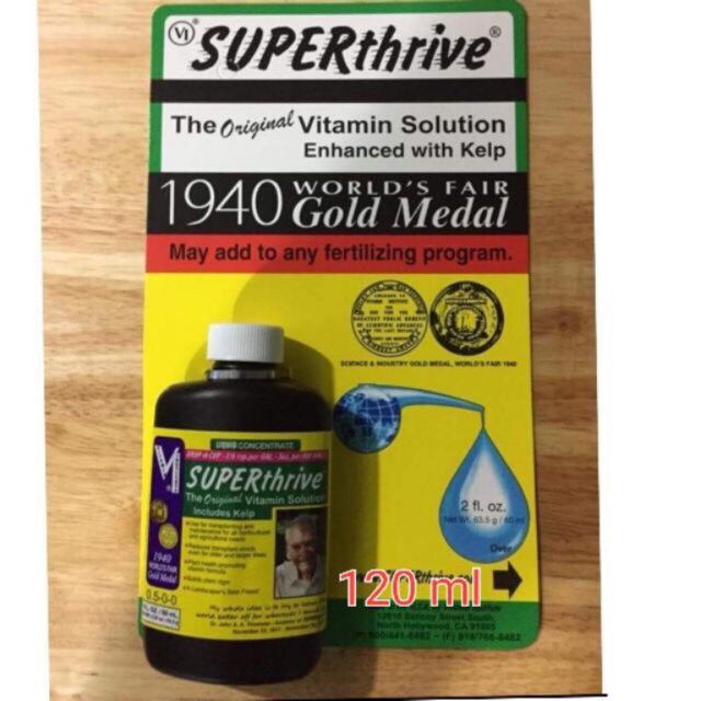 Thuốc Kích Rễ Superthrive 120ml - hoocmon kích thích tăng trưởng nguyên zin Mỹ Chính hãng