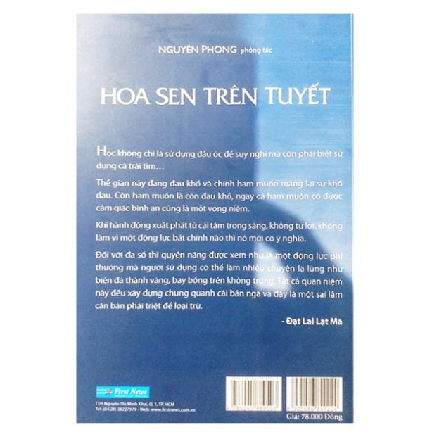 Sách First News - Hoa Sen Trên Tuyết