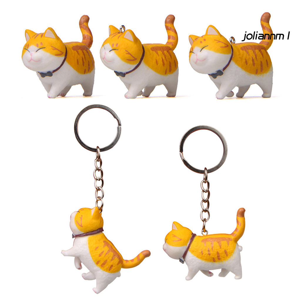 Móc Khóa Hình Mèo Chubby Mini Dễ Thương