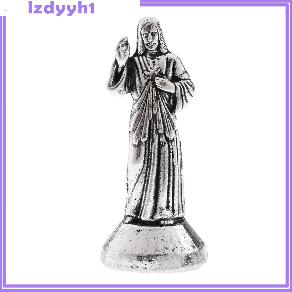Mô Hình Tượng Chúa Jesus Bằng Hợp Kim Kích Thước 5cm / 7cm