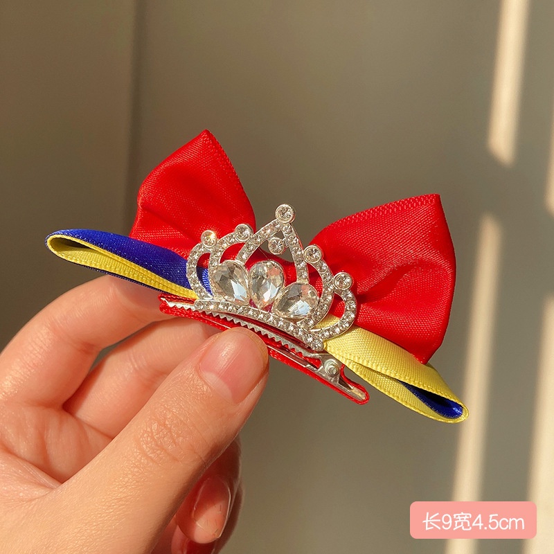 Kẹp Tóc Hình Vương Miện Bạch Tuyết Thời Trang Phong Cách Hàn Quốc Cho Nữ