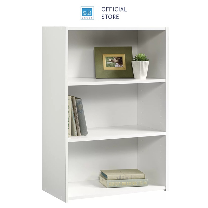 Tủ Sách Gỗ Trang Trí Có Hậu Kích Thước 90 x 62 x 30cm SIB Decor Cabinet