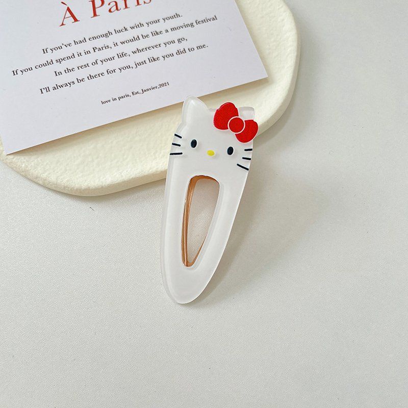 Kẹp Tóc Hình Hoạt Hình Bằng Hợp Kim Xinh Xắn Cho Bé Gái