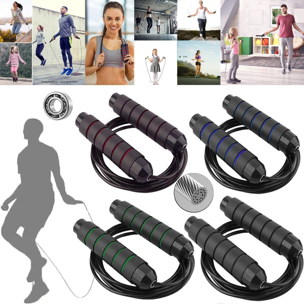 Dây Nhảy Tập Thể Dục Tay Cầm Chống Trượt Tùy Chỉnh Tiện Dụng