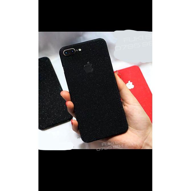 [IPHONE]Tấm dán skin FULL Màu Black Diamond Matte Dành cho 5 6 7 8 6plus 7plus 8plus X XR XSMAX 11 PRO MAX 12 PRO MAX